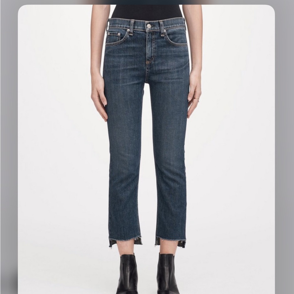 Rag & Bone Nina High-Rise Stove Pipe Jeans